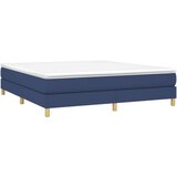  Box spring posteljni okvir moder 160x200 cm blago, (20794962) | Shoptok.si