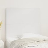  Uzglavlje Bijelo 100x5x118/128 cm Imitacija kože | Eponuda.com