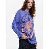 Desigual Pulover 'M. Christian Lacroix' modra / mešane barve | Shoptok.si