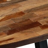vidaXL Klubska mizica iz trdne predelane tikovine ovalna 120x60x30 cm | Shoptok.si