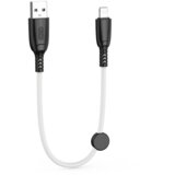XO Kabel NB247 USB - Lightning 0,25m 6A bel, (20762510) Cene
