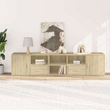 vidaXL Kotna omarica sonoma hrast 200x40x45 cm iverna plošča | Shoptok.si