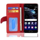 Cadorabo Ohišje, združljivo z Huawei P10 PLUS v inferno red - Zaščitni ovitek z magnetnim zapiranjem in 3 režami za kartice, (20552995) | Shoptok.si