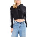 Adidas Puloverji W 3S FT CRO HD Črna Cene