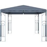  Sjenica s LED svjetlosnim trakama 400 x 300 cm antracit | shoptok.hr