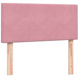 Box Spring krevet s madracem ružičasti 100x220 cm baršun | shoptok.hr