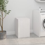  Kutija za rublje bijela 44 x 44 x 66 cm od masivne borovine | shoptok.hr