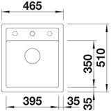 Blanco DALAGO 45 NEŽNOBELA 465x510/190 mm | ePonuda.com