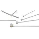 91067-1000 TY26M kabelska vezica sa čeličnim perom 284 mm 3.60 mm bijela, prozirna s metalnim jezikom 1000 St.