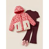 Sinsay Prošivena jakna s uzorkom srca i teddy umetcima | shoptok.hr
