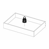 Tvilum Črni predali za pod posteljo v kompletu 2 ks Naia – | Shoptok.si