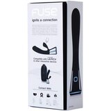 KIIROO rabbit vibrator - ohmibod fuse, črn | Shoptok.si