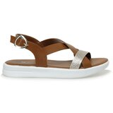 Butigo Sandals - Brown - Flat Cene