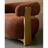 Kave Home Fotelj iz šenilje v barvi terakote Granite – | Shoptok.si