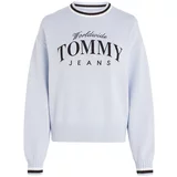 Tommy Jeans Pulover pastelno plava / crna