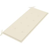  Sklopiva vrtna klupa s jastukom 118 cm od bambusa | shoptok.hr