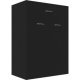 Furnova Omara za čevlje črna 60x35x84 cm iverna plošča, (21954728) | Shoptok.si