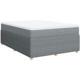 Maison Chic Box spring postelja - Vzmetna postelja z vzmetnico svetlo siva 140x200 cm blago SL11725, (21900859) | Shoptok.si