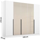 Modern Living Omara S Klasičnimi Vrati Artemis, Bela, Barva Šampanjca | Shoptok.si