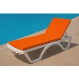 sunny - orange orange sunlounger cushion