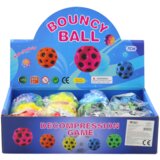 Lopta za gnječenje i skakanje sa zakovicama u šarenim bojama 6,5 ​​cm | shoptok.hr