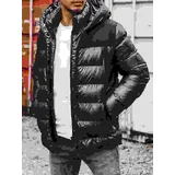 DStreet Men's Dark Blue Quilted Jacket