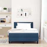 Box Springs Krevet s Madracem Plavi 120x200 cm Tkanina | shoptok.hr