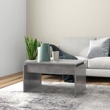 The Living Store Klubska mizica betonsko siva 68x50x38 cm iverna plošča - Klubska Mizica, (21573321) Cene