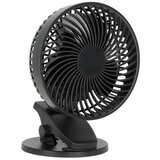  Punjivi stolni ventilator sa stezaljkom VIENTO 6W/5V 2000 mAh crna | Eponuda.com