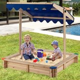  Drveni sandbox s visinom podesivim nadstreškom | shoptok.hr