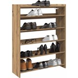 vidaXL Regal za čevlje artisan hrast 80x25x100 cm inženirski les Cene