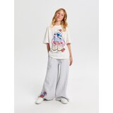 Sinsay Pamučna oversize majica s printom Stitch | shoptok.hr