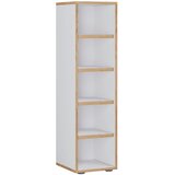 MID.YOU REGAL ZA ČEVLJE bela, medeni hrast | Shoptok.si