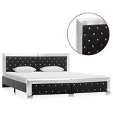  Okvir za krevet od umjetne kože crni 180 x 200 cm - Crna 180 x 200 cm Cijene