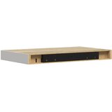  Plutajuće zidne police 4 kom hrast i bijele 40x23x3,8 cm MDF | shoptok.hr