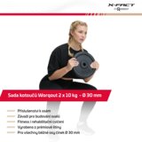 Worqout Weights Hantelscheiben EINZELN 10.0 x 2 pc - unisex | shoptok.hr