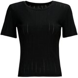 Only Topi & Bluze ONLLISA S/S MODAL O-NECK TOP JRS Črna | Shoptok.si