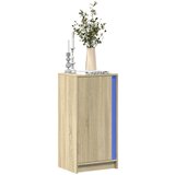 vidaXL Komoda s LED boja hrasta sonome 42,5x34x85 cm konstruirano drvo Cijene