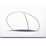 Liv Tipkalo za ugradbeni vodokotlić Selenite (D x Š x V: 18 x 255 x 170 mm, Bijele boje) | shoptok.hr