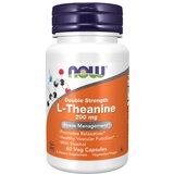 Now Foods L-teanin double strength NOW, 200 mg (60 kapsul) | Shoptok.si