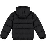 Guess Puhovke HOODED LS PADDED JACKET W/ZIP Črna | Shoptok.si