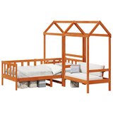  Sklad dnevne postelje 3 pcs Voskast rjav Masivno borovo les, (5000121561) | Shoptok.si
