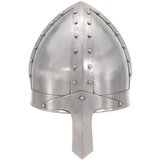  Replika srednjovjekovne viteške kacige za LARP srebrna čelična | Eponuda.com