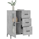  Komoda siva boja betona 69 5x34x90 cm od konstruiranog drva | shoptok.hr