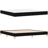  s opruga kutije s madracem Crna 200 x 200 cm tkanina | shoptok.hr