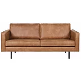 BePureHome smeđi kauč s presvlakom od reciklirane kože Rodeo, 190 cm