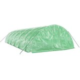  Staklenik s čeličnim okvirom zeleni 60 m² 12 x 5 x 2,3 m | shoptok.hr