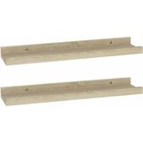  Zidne police 2 kom. Sonoma hrast 40x9x3 cm | shoptok.hr