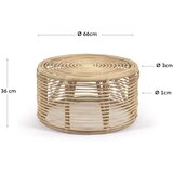 Kave Home Okrugao stolić za kavu od ratana u prirodnoj boji ø 66 cm Kohana – | shoptok.hr
