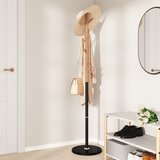  Stalak za kapute crni 172 cm od željeza obloženog prahom | shoptok.hr